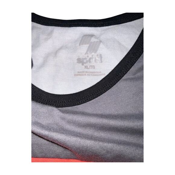 Place Sport Gray and Orange Tank Top Size XL - Picture 2 of 3
